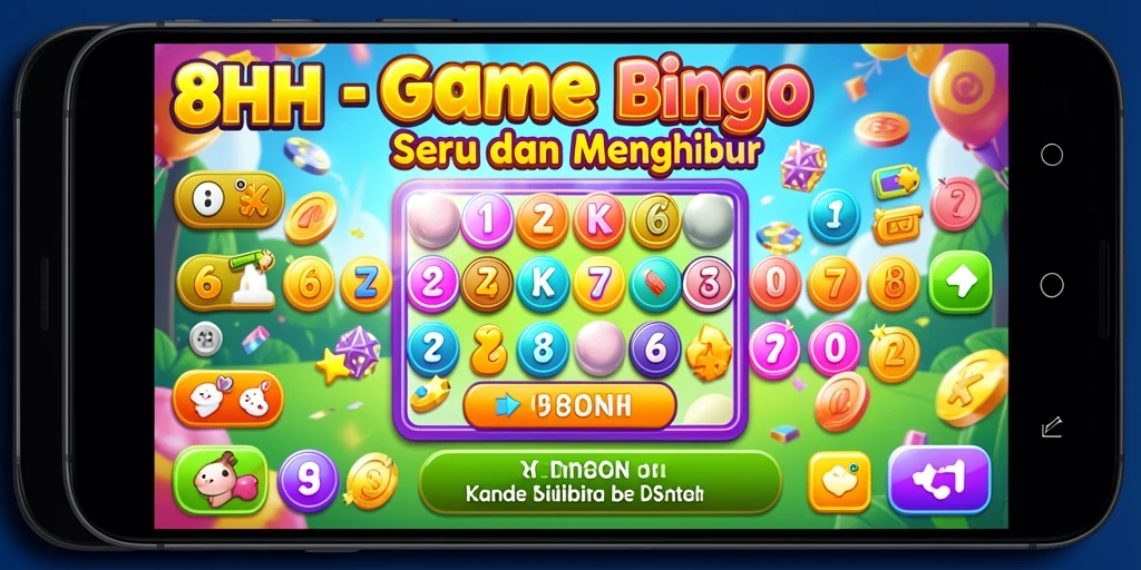 Tampilan screenshot 8HHH menampilkan gameplay seru Bingo.