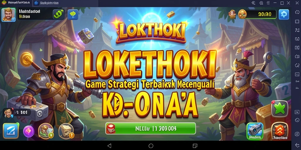 Tangkapan layar gameplay LOKETHOKI dengan aksi penuh strategi.