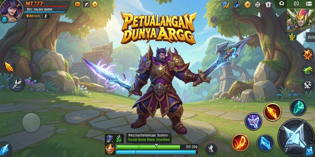 Screenshot gameplay ARPG menampilkan pertempuran seru dan grafis memukau.