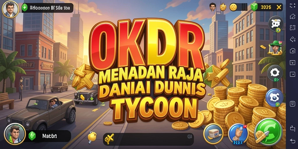 Tampilan gameplay OKIDR saat merencanakan strategi bisnis yang cerdas.