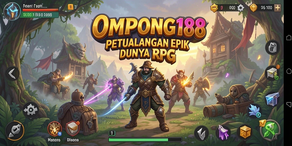 Screenshot OMPONG188 menampilkan aksi pertarungan dinamis dan grafis indah.