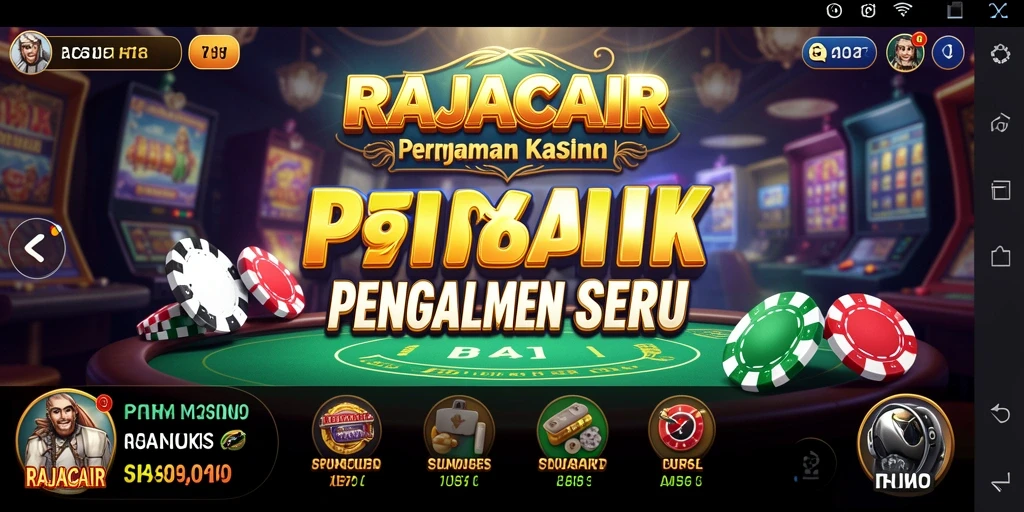 Screenshot dari gameplay seru di RAJACAIR.