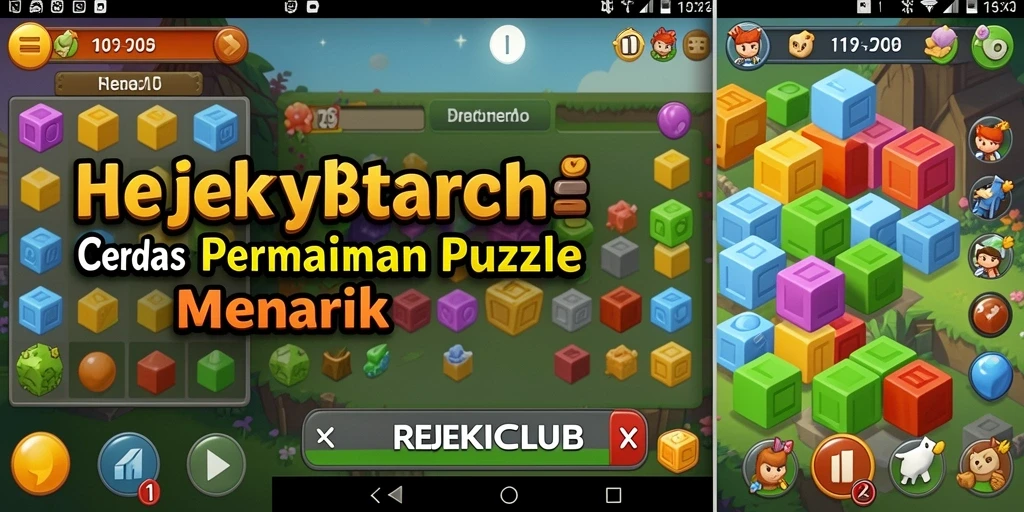 Screenshot gameplay REJEKICLUB dengan tantangan puzzle yang seru.