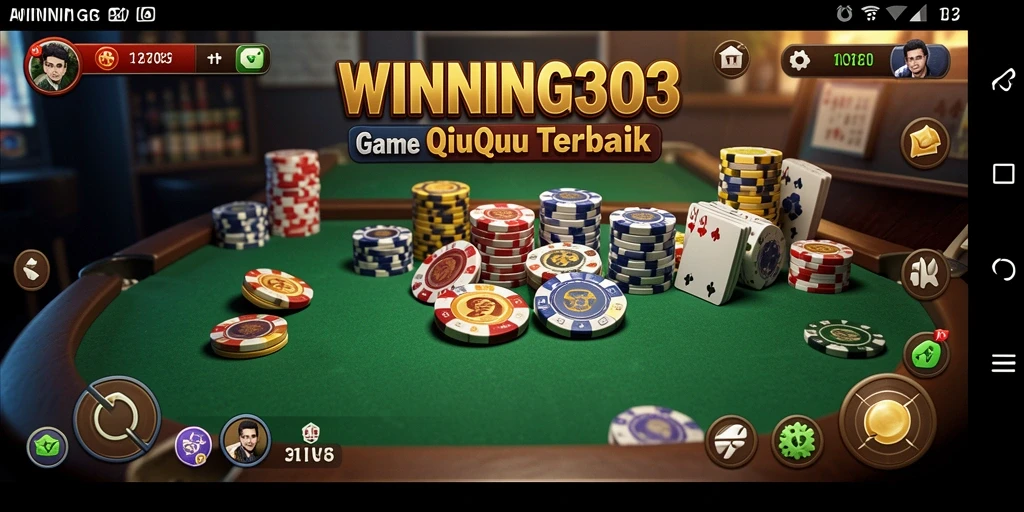 Tangkapan layar gameplay seru WINNING303 QiuQiu.